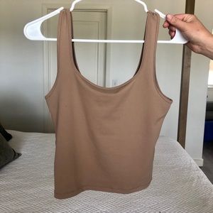 Nude Spandex Tank Top